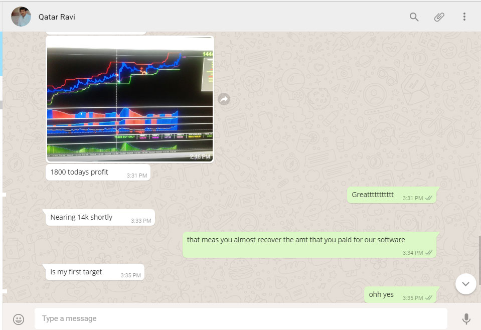 proof testimonials of wintrader client